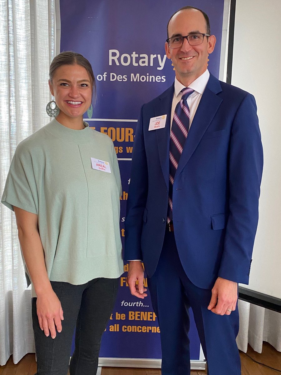 Thank you to @RotaryClubDM for the invitation to present the IBC research to your members and for the great questions and conversation that followed.