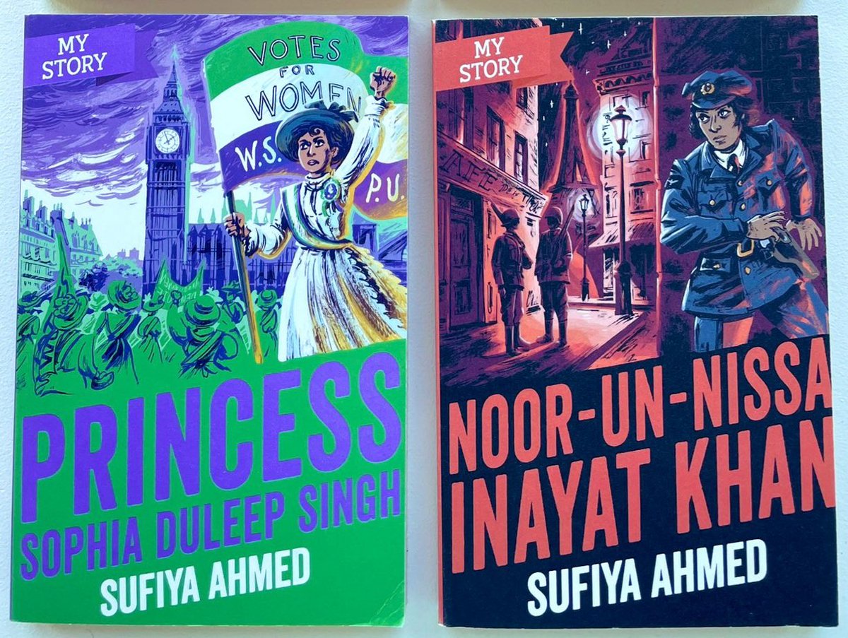 A fab piece on @Ms_PatelHistory new book The History Lessons. Happy to see @guardian inc WWII Noor Inayat Khan & suffragette Princess Sophia, two heroines that I've written about for children. #SharedHistory theguardian.com/education/arti…
