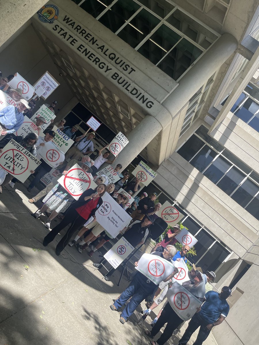 Today we are calling on ⁦@californiapuc⁩ to reject the high #utilitytax today that would incentivize #energy waste, discourage #rooftopsolar and do nothing to encourage #EVs and #electricbuildings ⁦@EnvCalifornia⁩