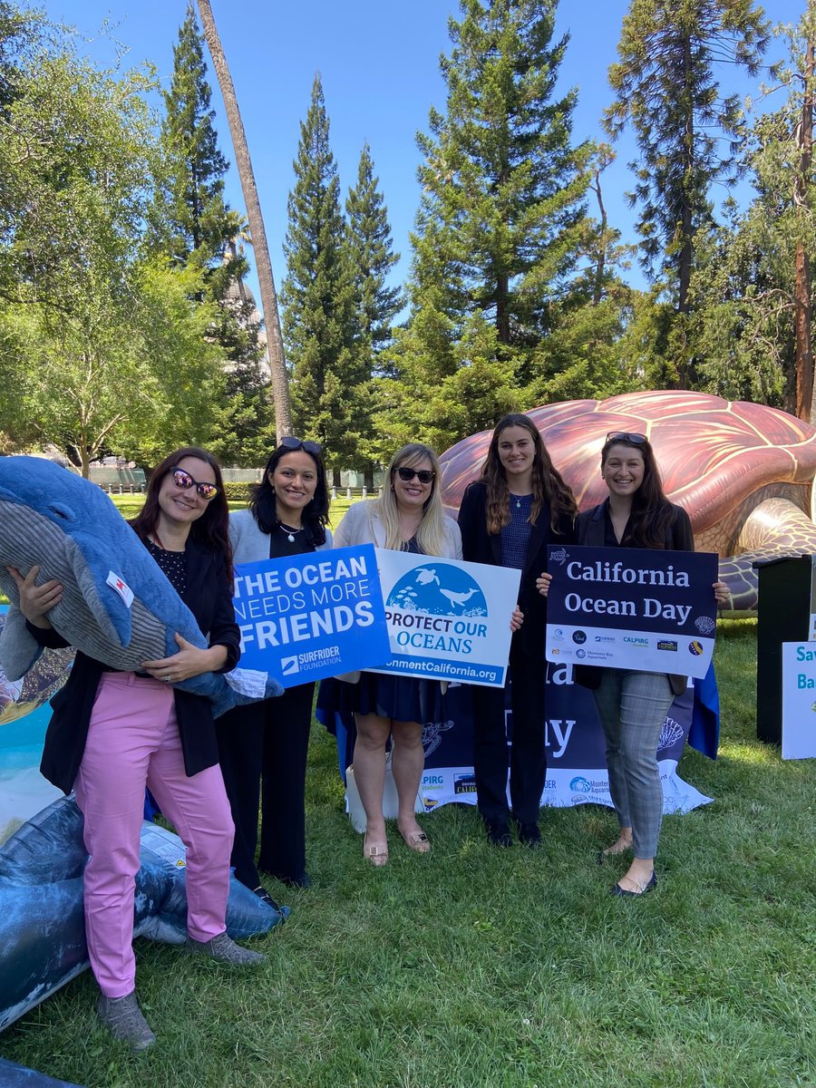 This week, we joined hundreds of advocates in Sacramento to lobby members of the CA Legislature on dozens of key priorities for CA Ocean Day! 🌊 Stay tuned for more ways to take action with us!