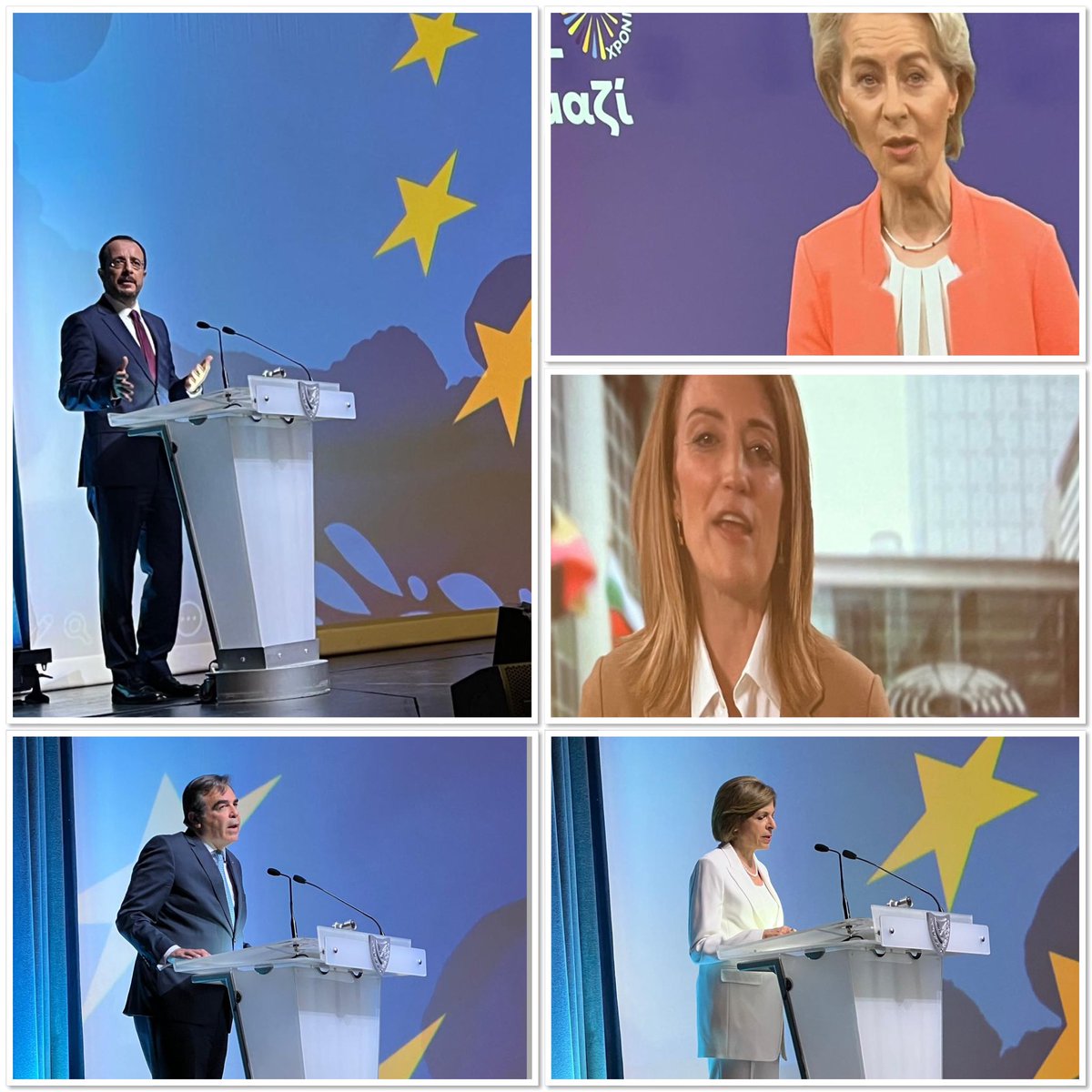 Privileged to participate in a very special day for #Europe and for #Cyprus 20 years from accession For a stronger 🇨🇾 in a stronger 🇪🇺 family Happy #EuropeDay2024