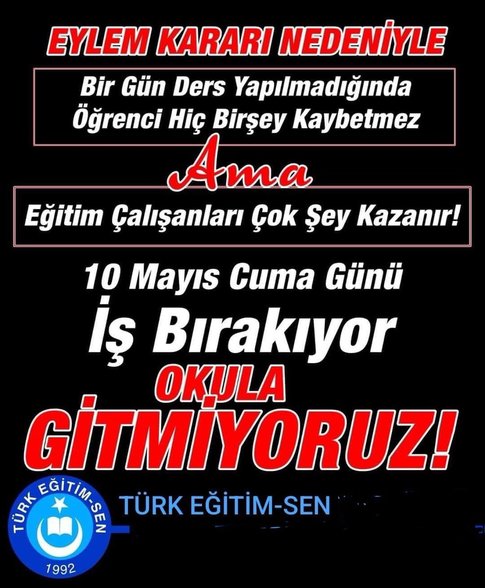“Bana bir harf öğretenin kırk yıl kölesi olurum." diyen bir medeniyetin ve "Yeni nesil sizin eseriniz olacaktır." cümlesiyle öğretmenlik mesleğini kutsayan bir geleneğin sahipleri olarak öğretmene şiddeti kabul edemiyoruz.

 #ÖğretmenTekYürek