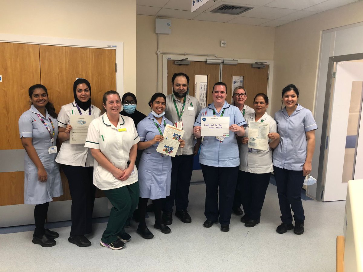 Thankyou ward 15 at LGH for supporting us with SWAN @Leic_hospital