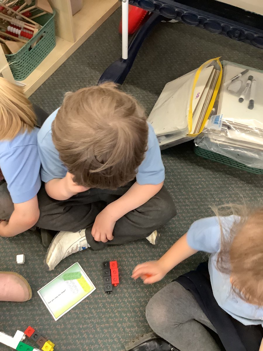 Team lions have been ordering numbers and being detectives working out which number has been hidden. They have also been using cubes to work out addition questions. #BraeburnEy #BraeburnMaths @NCETM @EarlyExcellence