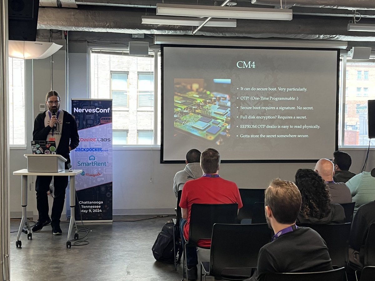 takasehideki's tweet image. metal rock time! fundamental of security in RaspberryPi by @lawik #NervesConf #GigCityElixir