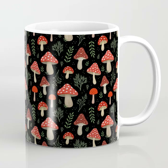 Amanita Muscaria Coffee Mug society6.com/product/amanit… #Amanita #mushroom #mushrooms #CoffeeMug #mugs