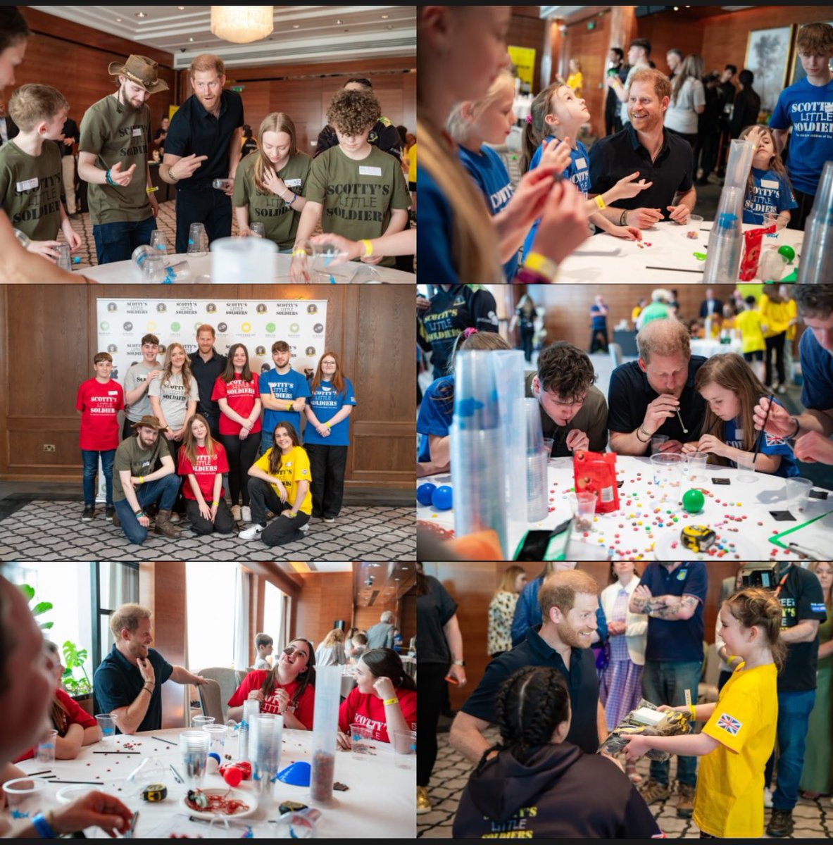 Peince Harry doesn't only care about veterans but children who lost their parents while they were serving. ❤ Scotty's Little Soldiers hosted a heart-warming event in London, bringing together 50 children. This is how you show up and do good. #WeLoveYouHarry
#IAM10 #InvictusGames