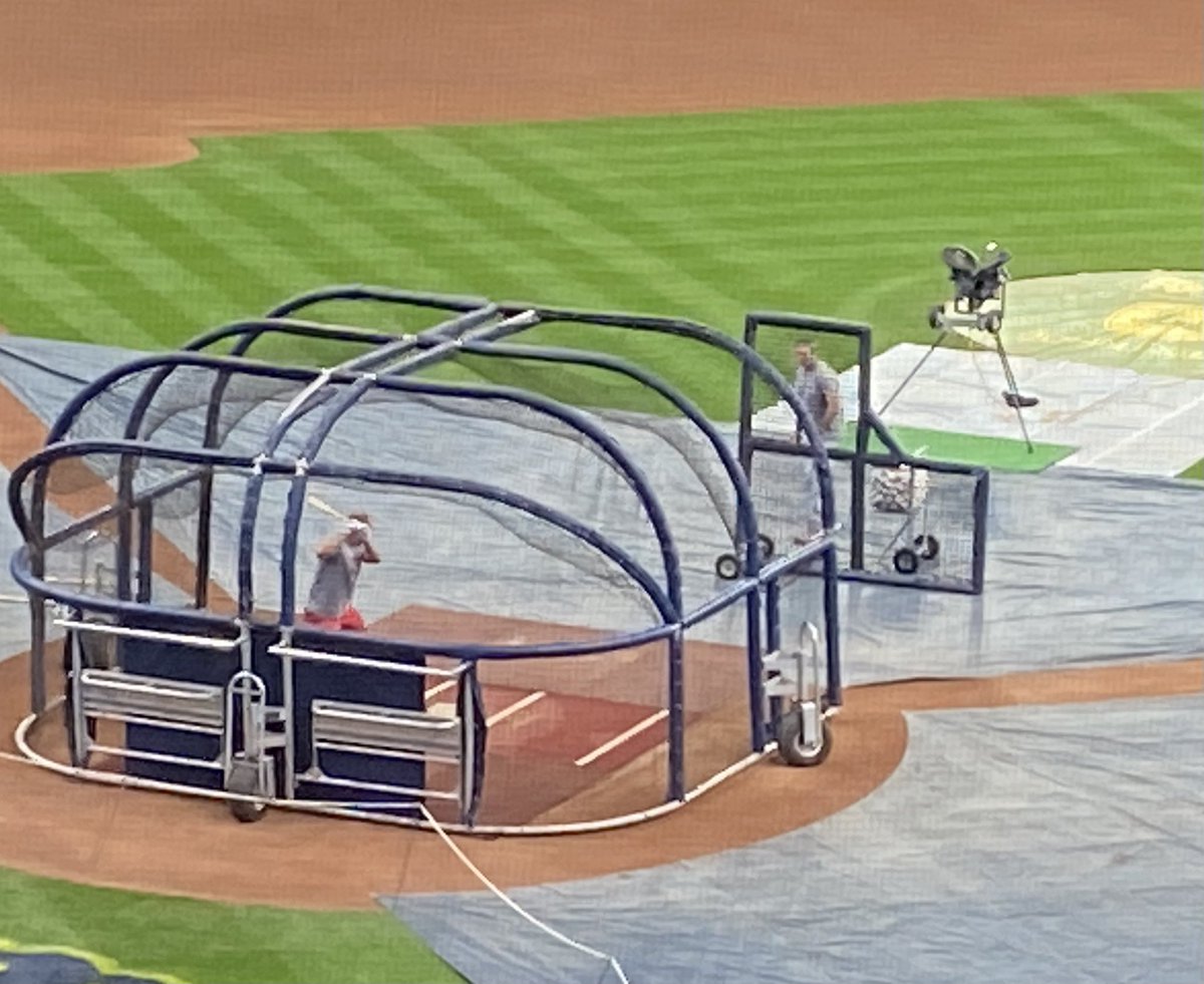 Lineups aren’t out yet, but the first guy on the field is Goldschmidt getting in some work. If you’re thinking of sending a snarky reply, please save it.
This guy is doing everything in his power to get it going. #STLCards