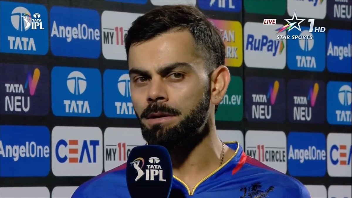 Virat Kohli said, 'I'm still aiming to improve aspects of the game that you want to get better at. I brought out the slogsweep against the spin. I know I need to take risks'.