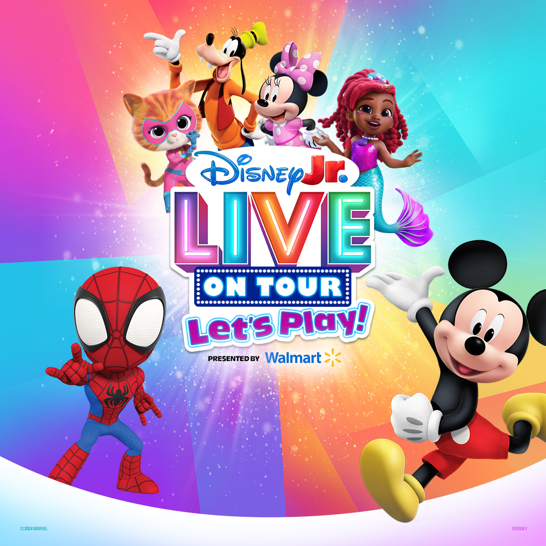 Disney Jr. Live On Tour: Let’s Play presented by Walmart is coming to the Bank of America Performing Arts Center on Wednesday, September 18th! Join Mickey, Minnie, and all their favorite Disney Jr. pals, plus Marvel’s Spidey and his Amazing Friends! Tickets on sale Friday!