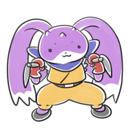 どうも、ゆるデジさんです～。首のソレ、おしゃれだね#イラスト #デジモン #ゆるデジ #トゥルイエモン 