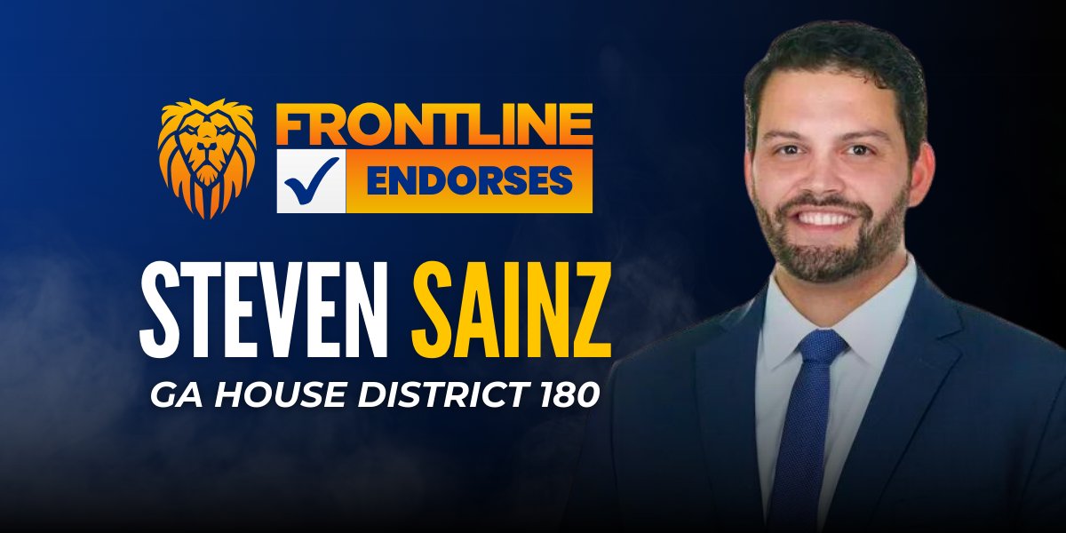 Frontline is proud to endorse @RepSainz for House District 180! A strong ally for our values, Steven Sainz has been a staunch advocate for law enforcement, for deterring evil, and standing for what’s right. Early voting has begun, and election day is May 21st! #HD180