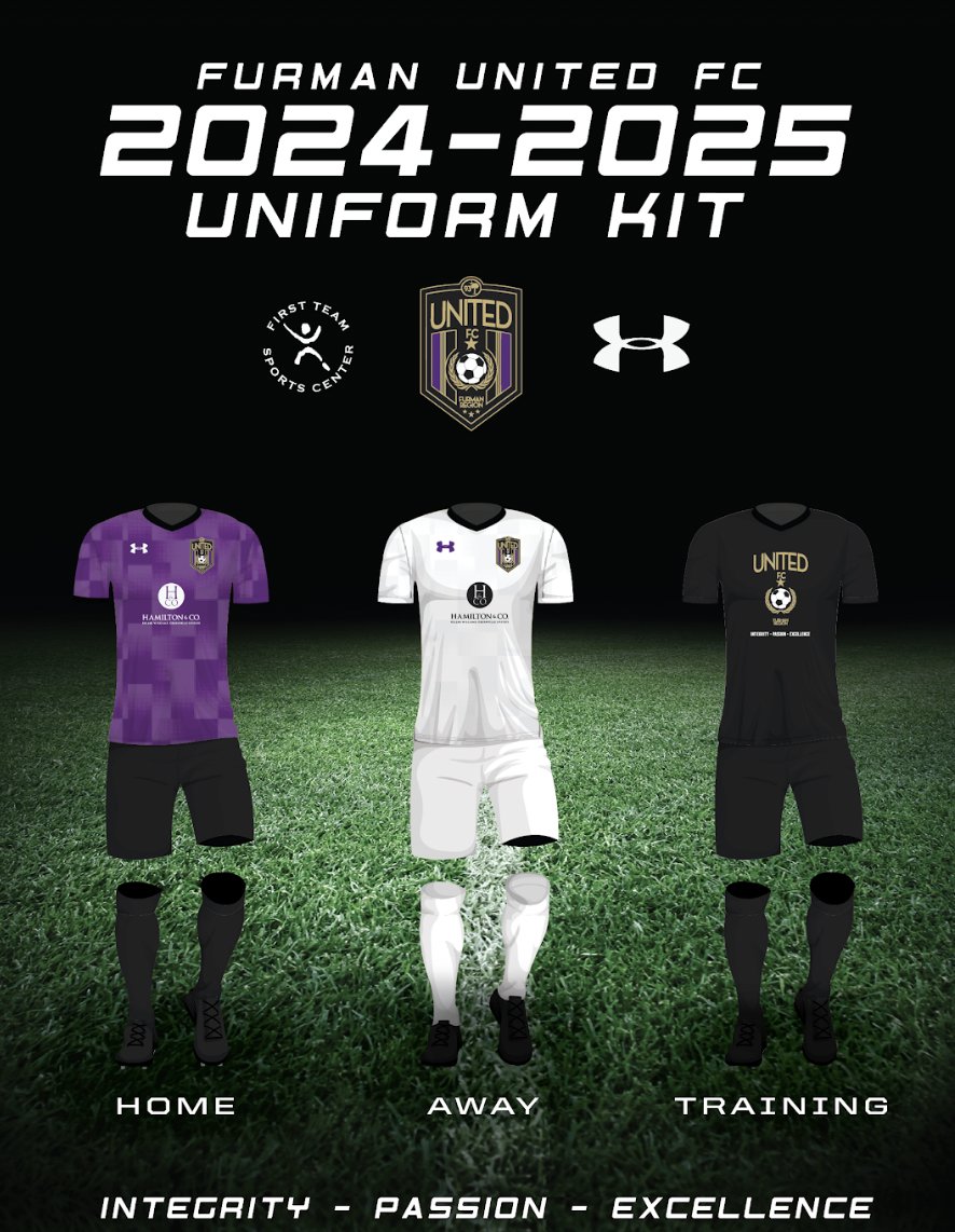 Check out our new uniform kit for the 2024/2025 Season! 🟣⚪⚫