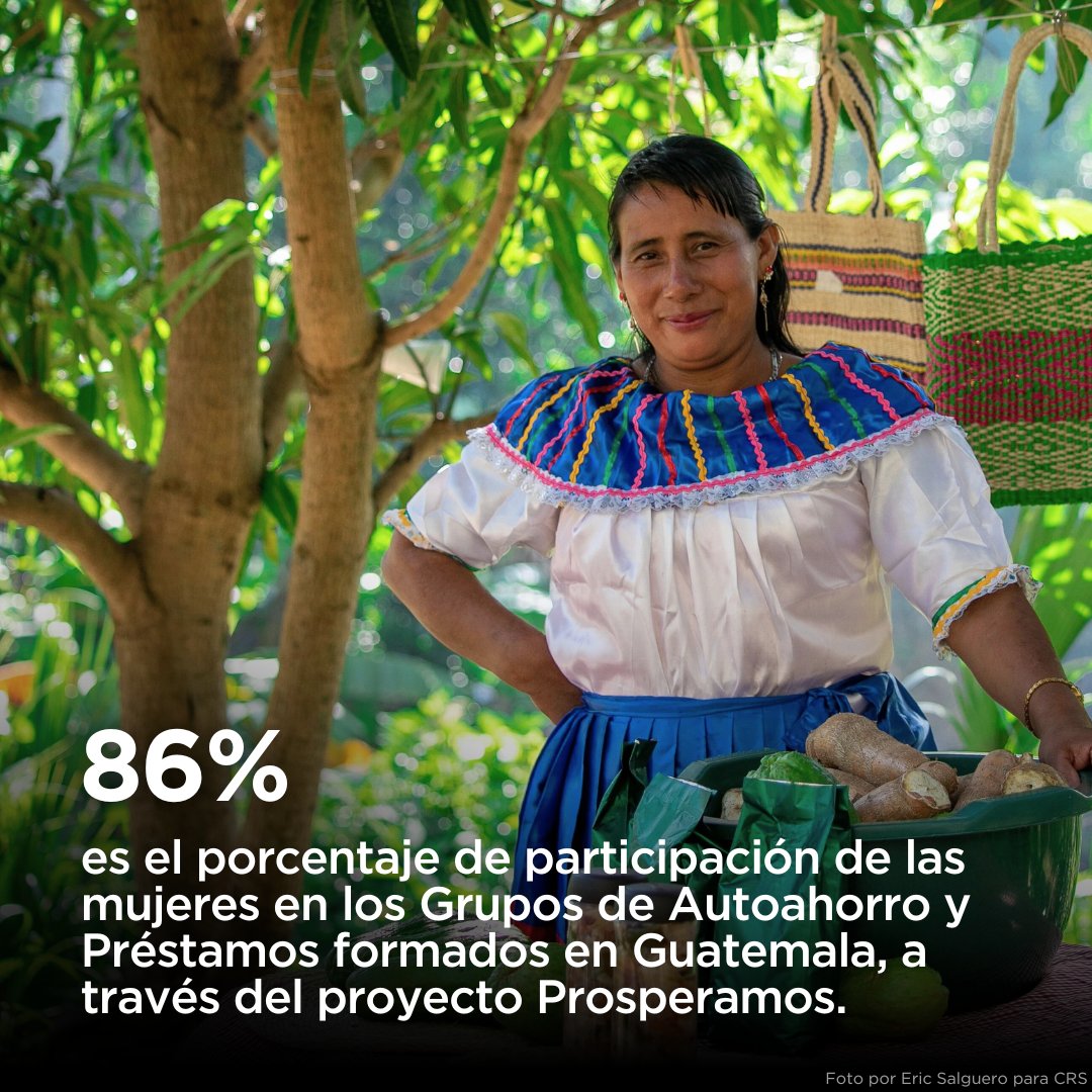 RT CRSEspanol 'Olga es líder comunitaria en Chiquimula, #Guatemala, y participa activamente en los Grupos de Autoahorro y Préstamos, capacitando a más mujeres para que puedan desarrollar negocios locales, aumentar sus ingresos y fortalecer su seguridad … '