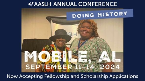 The Cinnamon Catlin-Legutko Memorial Scholarship, Douglas Evelyn Diversity Fellowships, and Small Museums Scholarships are the three programs that AASLH offers to assist those who would like to attend the AASLH Annual Conference. Learn more and apply at tinyurl.com/AASLH2024.