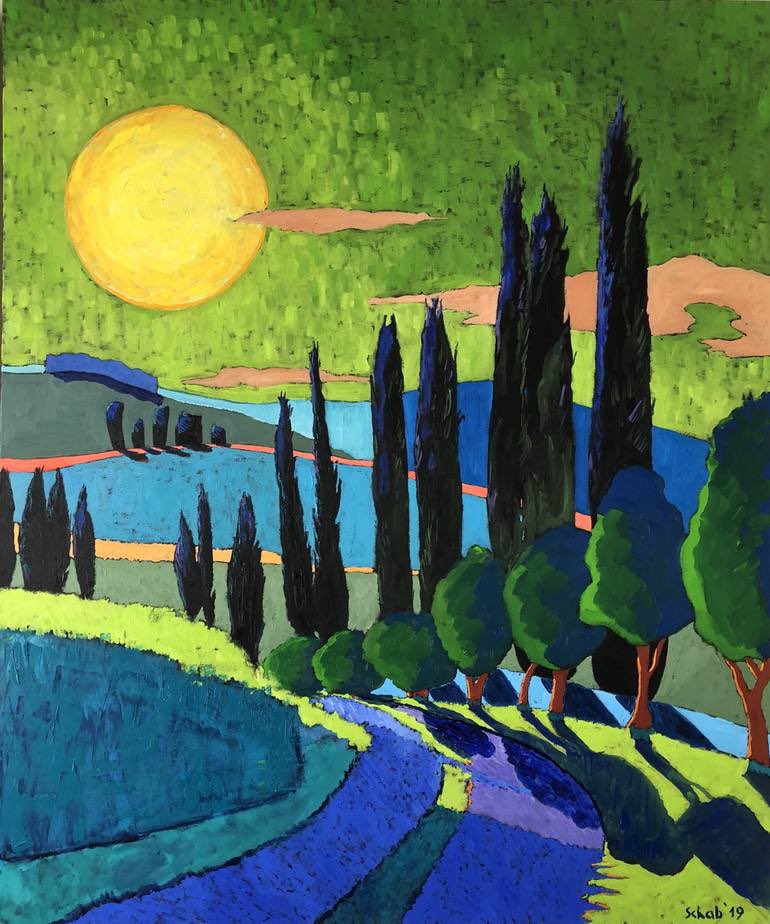 🎨David Schab b.1973 Polonese-british artist “Evening in Tuscani” #Art #paintings #colors #Landscapes @duckylemon @mervalls @MaryBroderson @Rebeka80721106 @albertopetro2 @peac4love @paoloigna1 @GerberArancio @neblaruz @marmelyr @JohnLee90252472 @ampomata @JimBeattie18