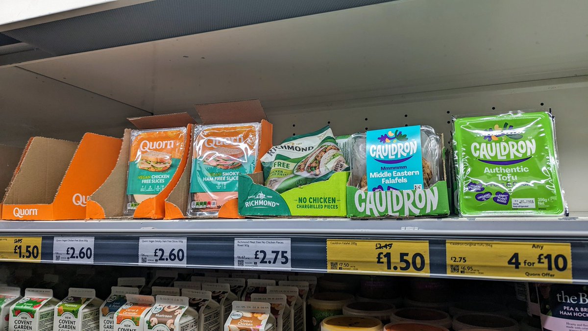 Hey @Morrisons - wow you're really spoiling us with this extensive new fresh vegetarian food section. Down for a whole fridge section to this. #FewerReasonsToShopAtMorrisons.
