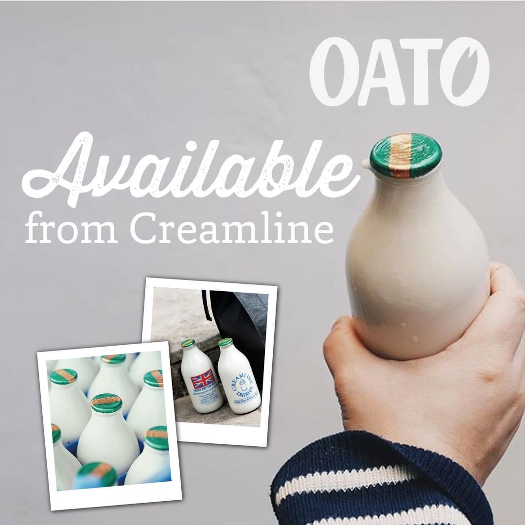 Have you tried our #vegan #oatmilk yet? It is still made in the UK and in our #refillable #reusable glass bottles and is barista approved. ☕️ #ThrowbackThursday #TBT #ThursdayThoughts #MilkmanService #DailyDelivery #LocalProduce #SupportLocalBusinesses #ShopSmall