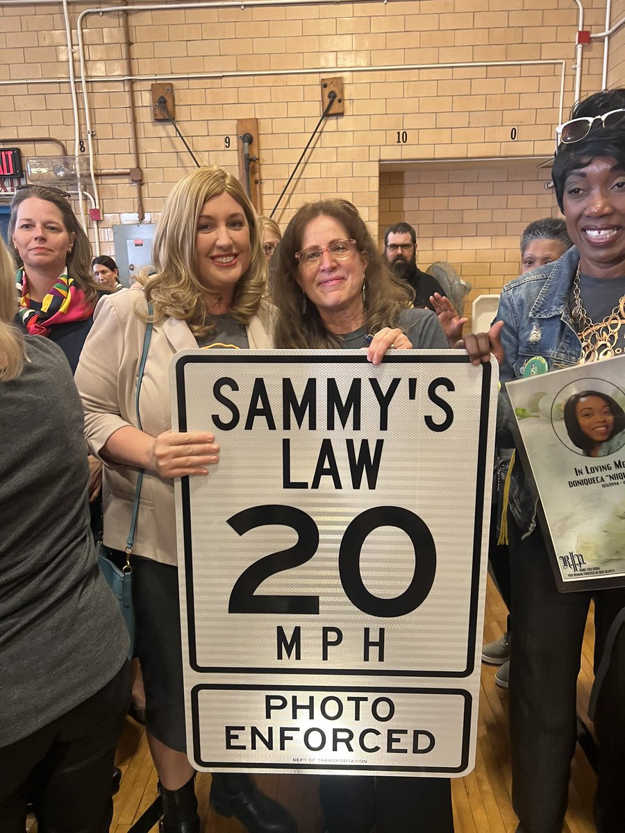 Thank you Amy Cohen and @NYC_SafeStreets ! #SammysLaw is signed!