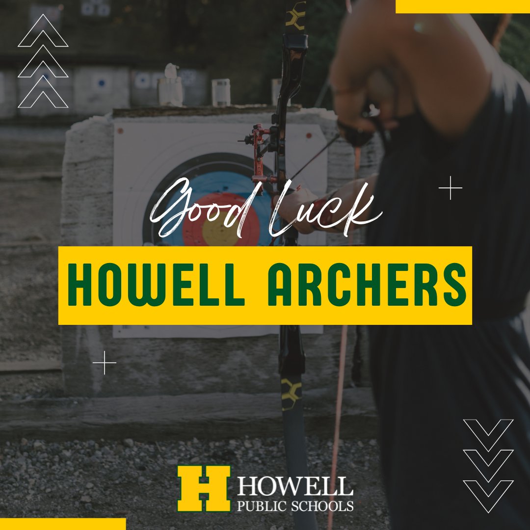Good luck to our archery teams and archers competing at the National Archery in the Schools Program Eastern National Tournament. #OneHowell #HighlanderNation