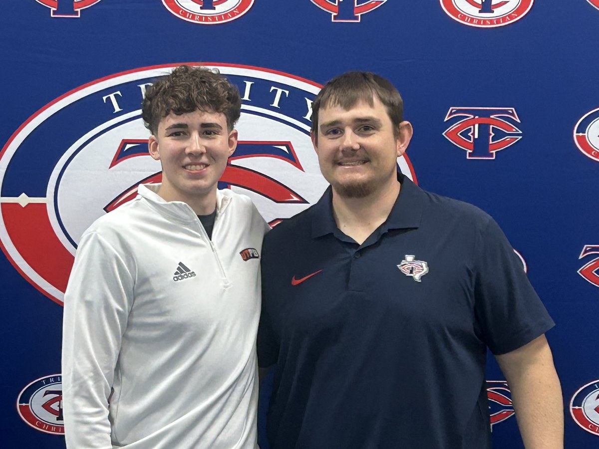 Trinity Christian’s Brady Watson signed to play college basketball at UTPB. He helped the Lions win a TAPPS State Basketball Title in his Junior Season!