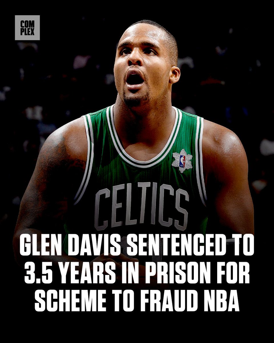 Former NBA player Glen Davis has been sentenced to 40 months in federal prison for his role in a scheme to defraud the NBA's insurance policy.