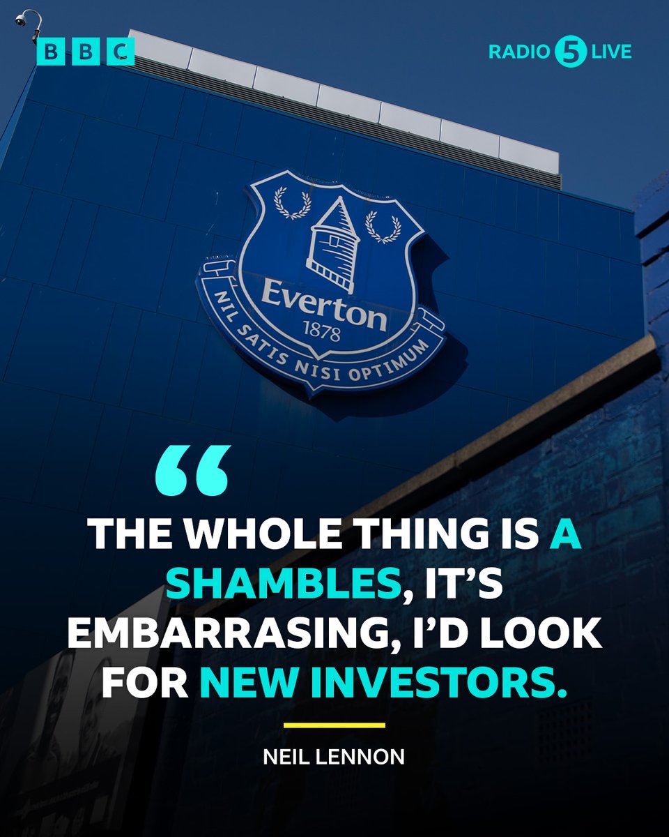 Neil Lennon doesn't mince his words on the uncertainty with 777 Partner's prospective takeover of Everton ❌ #BBCFootball #EFC #PremierLeague