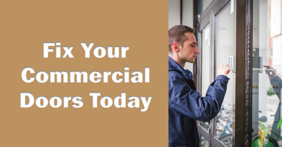 Keeping your business running smoothly with top-notch commercial door maintenance. 🚪🔧 #DoorMaintenance #BusinessSolutions