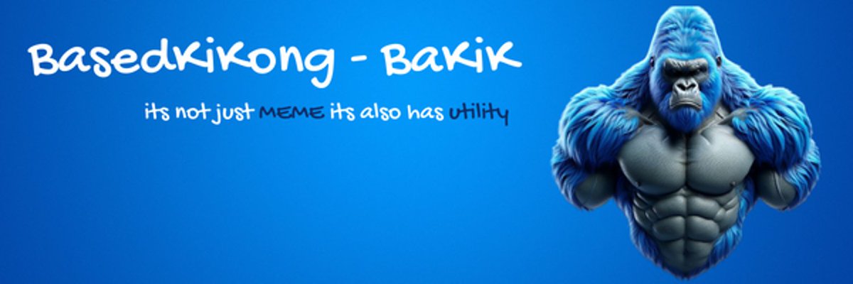 With rippling muscles and a confident gleam in his eye, KiKong is the undisputed king of the jungle.
Website: basedkikongs.com
#crypto #bitcoin #cryptocurrency #blockchain #BaKiK
🇳🇨🇸🇱🇱🇻🇵🇰🇳🇺

#cryptoinvesting #BONK #miamirealestate #btc #Trustwallet