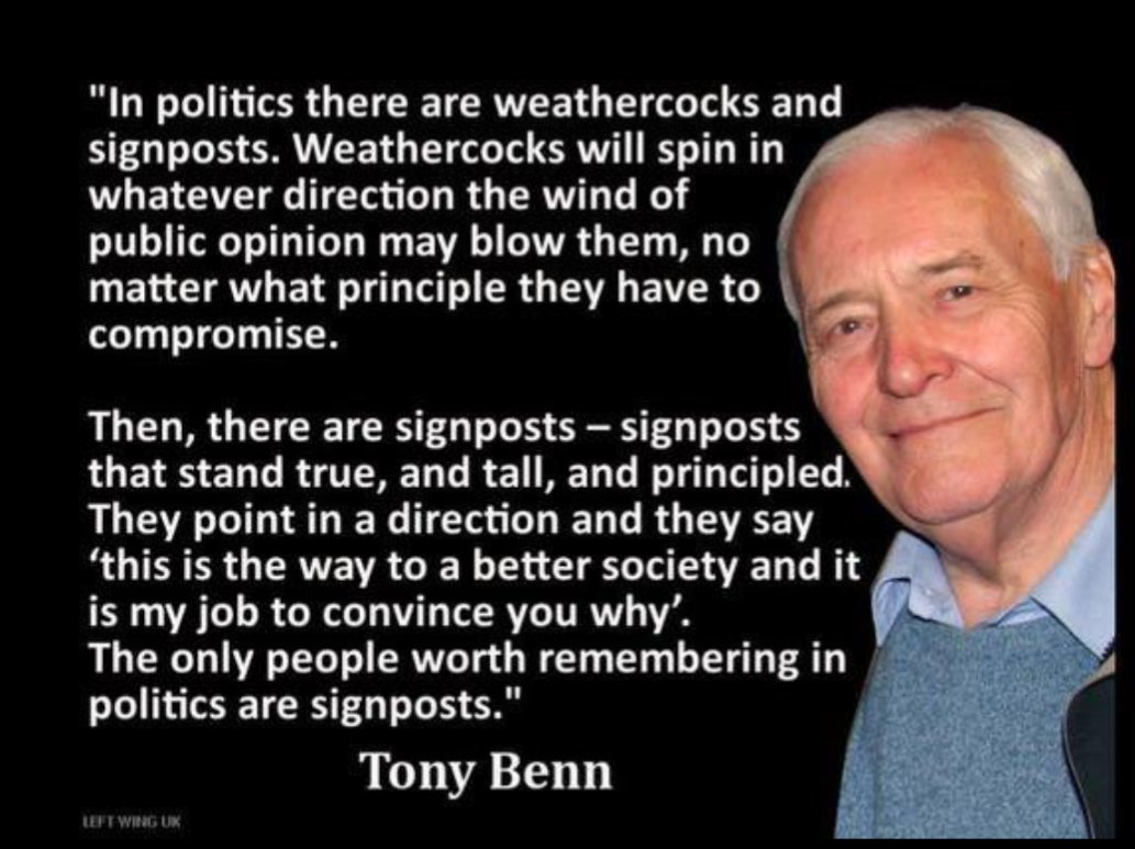 All of these MPs defecting their party are the epitome of weathercocks. We don't have enough signposts in government.