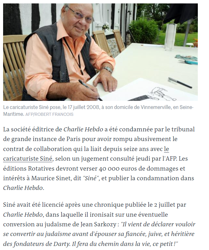 J'ai fait l'effort de tout lire
La malhonnêteté intellectuelle des journalistes militants de #CharlieHebdo en croisade au service du sionisme
#JesuisCharlie est une arnaque
#Algerie #gaza #GazaGenocide #FreePalestine #RimaHassan