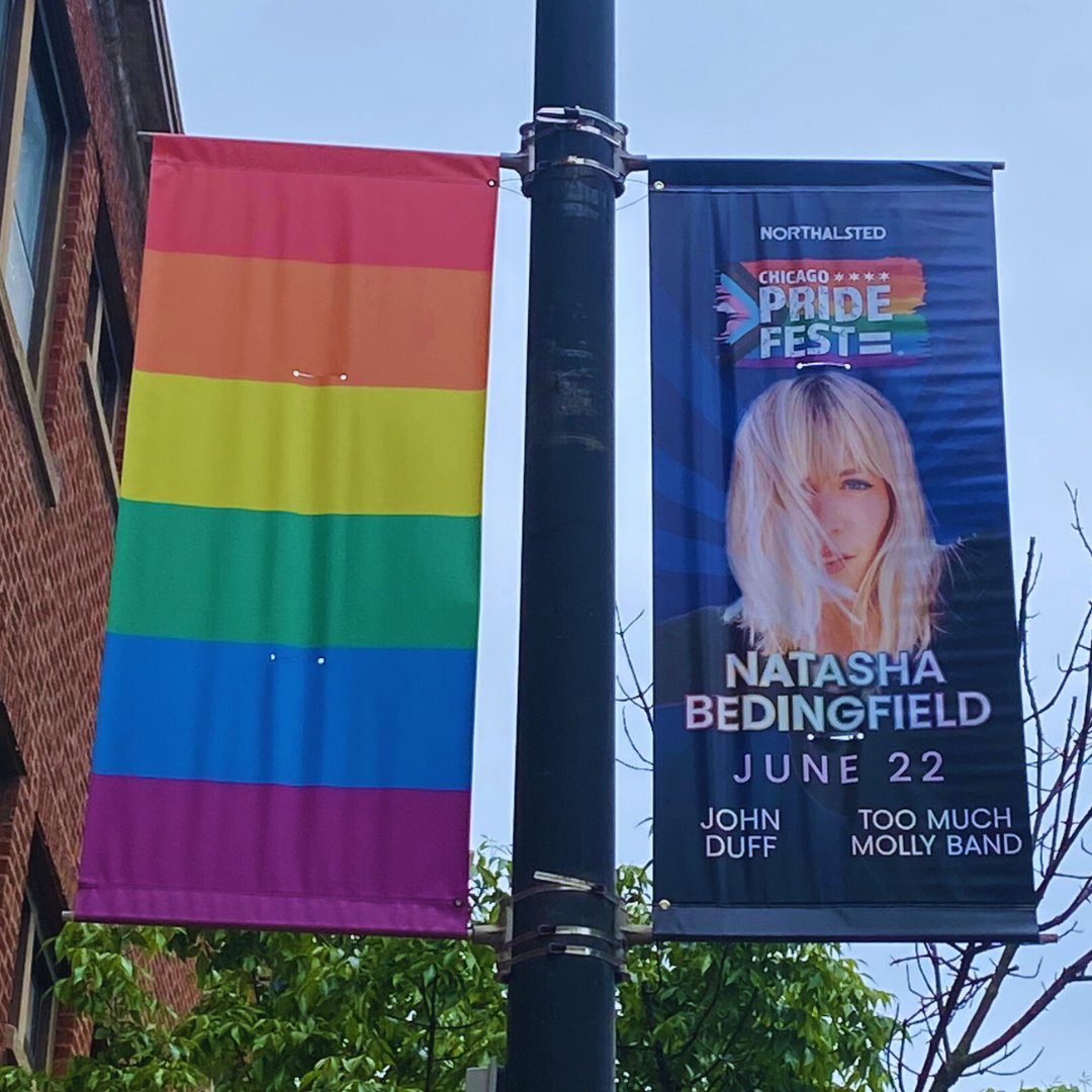 New Pride Fest banners just went up! Who's ready to party, Chicago?! See you all June 22-23 #ChicagoPrideFest #PrideFest #NatashaBedingfield
northalsted.com/main-events/ch…