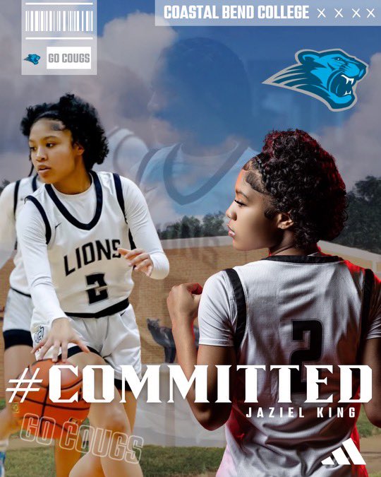 Jaziel King (@jazielmarie_) on Twitter photo I am blessed to say I will be continuing my athletic and academic career at Coastal Bend College. <a href="/cbccougarswbb/">Coastal Bend College WBB</a> I couldn’t have done it without the support of my family and friends. #AGTG Thank yall! 🩵 @RandleGBB <a href="/BrianRandle40/">#nodayzoff</a> <a href="/CoachDWash1/">Darlene Washington @CoachDWash23</a> <a href="/HouDreamElite/">Houston Dream</a> & more. I am blessed to say I will be continuing my athletic and academic career at Coastal Bend College. <a href="/cbccougarswbb/">Coastal Bend College WBB</a> I couldn’t have done it without the support of my family and friends. #AGTG Thank yall! 🩵 @RandleGBB <a href="/BrianRandle40/">#nodayzoff</a> <a href="/CoachDWash1/">Darlene Washington @CoachDWash23</a> <a href="/HouDreamElite/">Houston Dream</a> & more.