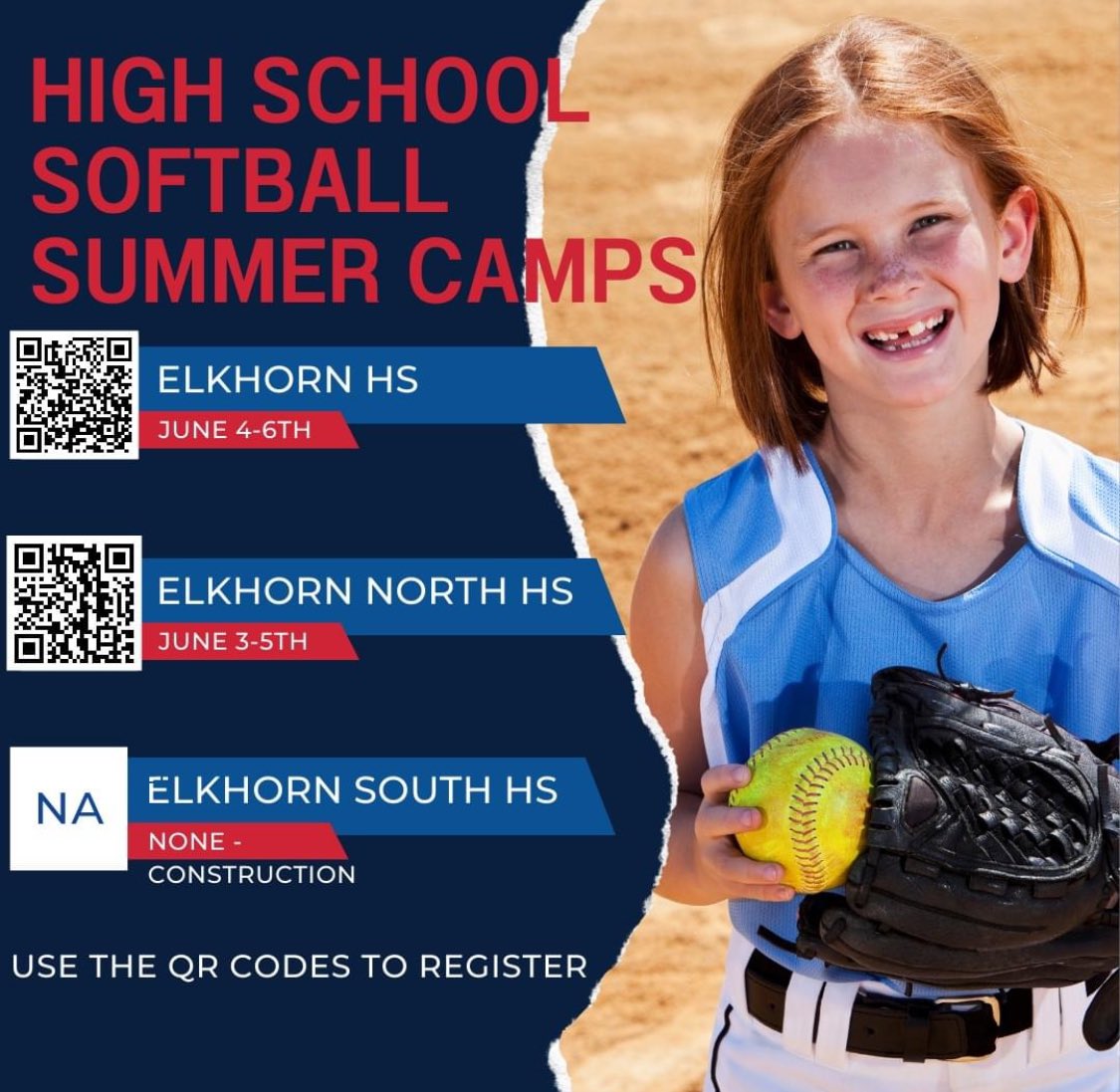 June will be here before you know it & these 🥎camps are now open for registration @EAA_Softball @NEQuakesSB