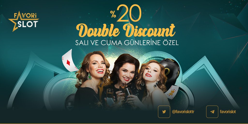 Favorislot2024's tweet photo. 🍀 #FavoriSlot Adresinde Double Discount Fırsatı
➿ %2️⃣0️⃣ Bonus #Salı & #Cuma Günlerine Özel
💎 Güvenilir ve Hızlı Para Çekme Garantisi
✅ https://t.co/snjWTZUDna
#favorislotgüncelgiriş #oyun #casino #spor #şans #bonus #istanbul #boğayeniayı #cumagününeözel #doublediscount https://t.co/gMVmNKCmRL