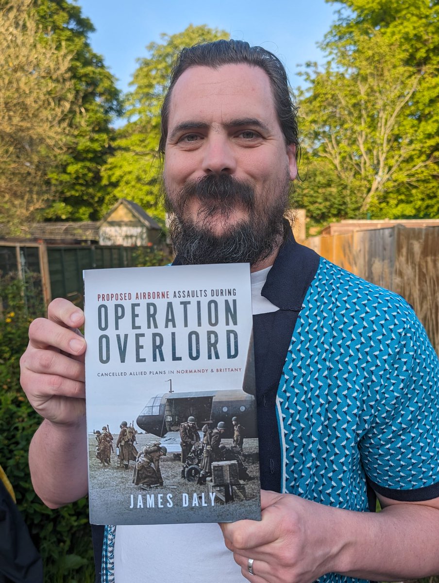 It's here!  A bit earlier than planned... its sold out on pre-orders on Amazon but still available in plenty of other places. Keep an eye out for talks and podcasts coming soon  @penswordbooks #DDay #DDay80 #WW2 #Airborne
