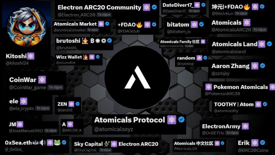 It's time to join the #Bitcoin revolution with the Atomicals protocol! Add the emoji (⚛️) to your (X) account and let's be part of this epic revolution in #Bitcoin #atomicalsprotocol #arc20 #BTC