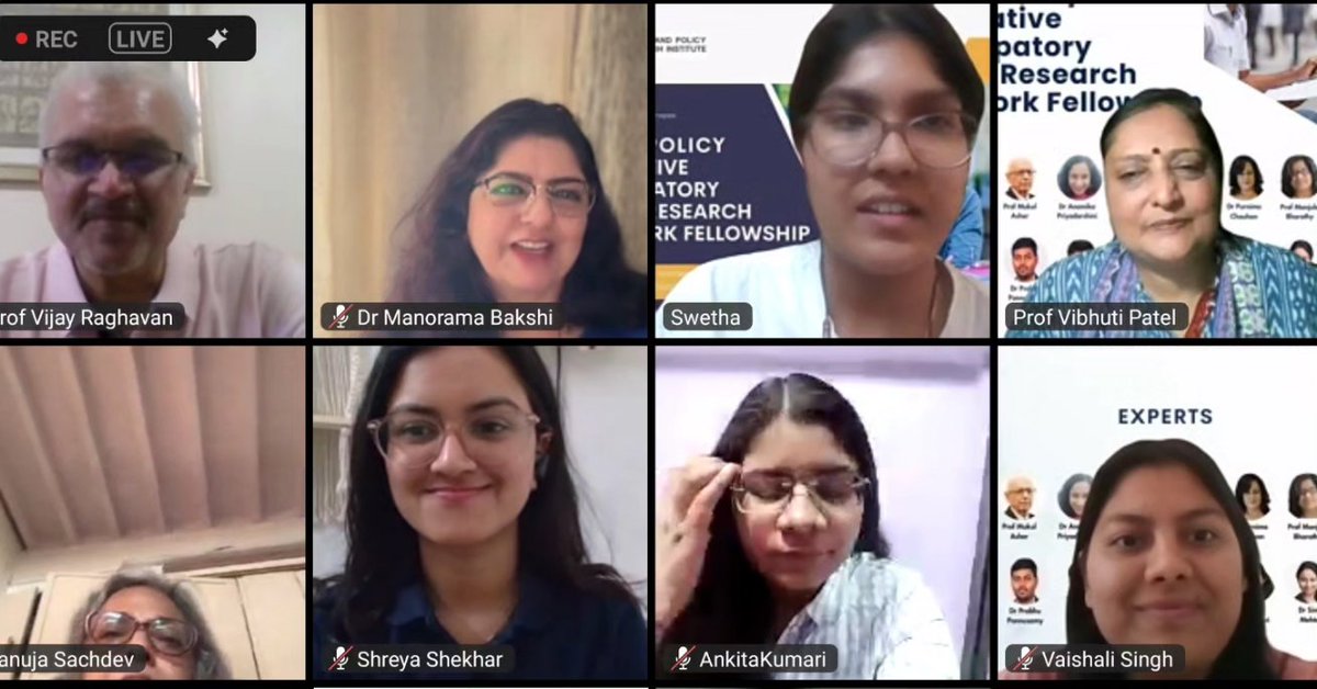 Inaugural Session by Prof Vijay Raghavan
Live Video 
youtube.com/watch?v=0xZhRi…
#PublicPolicy #Qualitative #Participatory #ActionResearch #Fieldwork #Fellowship- Cohort 3.0  | #IMPRI #WebPolicyLearning
lnkd.in/gHDYVVdt
@ProfVibhuti