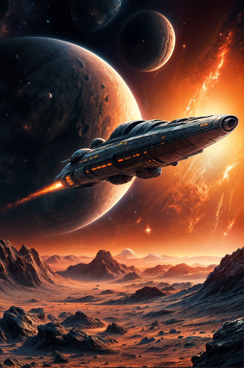 Frizz_ai_art's tweet photo. New worlds
Made with @lexica
.
.
#digitalart #generatedart #aidigitalart #aigenerativeart #aiart #aiartwork #digitalartist #digitalcommunity #aiartgallery #stablediffusion #lexicaai #lexicaart #spaceship #scifi #sciencefiction #alienplanet #exoplanet #space #future #landscape https://t.co/PYvNiUf1PY