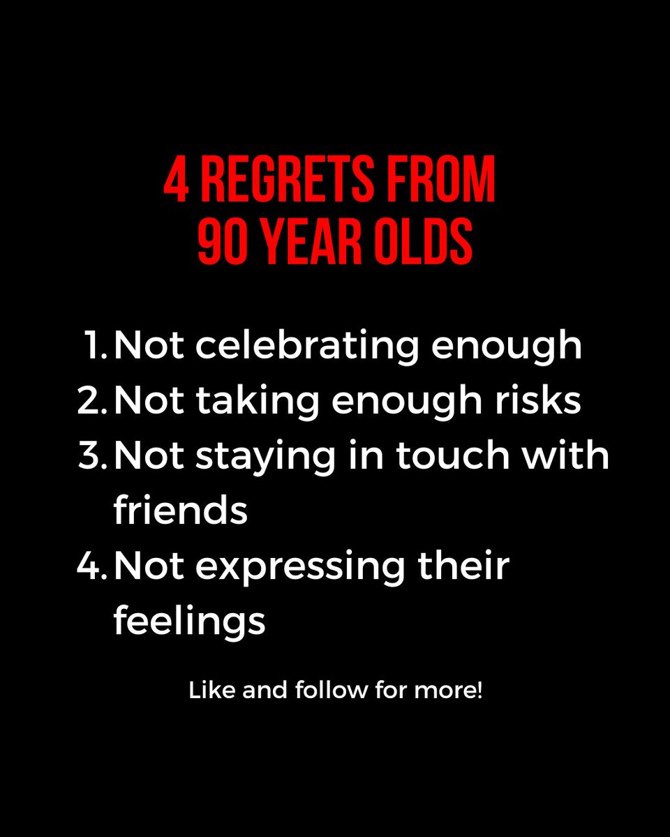 These 4 regrets expressed by older people can teach us how to start living a better life today.

#torontorealtor #torontorealestate #exprealty #exprealtycanada #exprealtyontario #exprealtytoronto #realtortoronto #torontorealestateagent #realestatetoronto #torontorealestate #remax