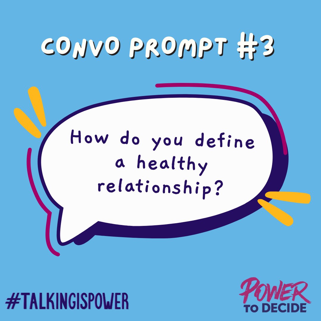 Whether you’re a parent, guardian, educator, provider, or mentor, the young people in your life have a lot to learn from you. 

Starting convos about love, sex education, and how to navigate relationships has the power to change their health and future! #TalkingIsPower
