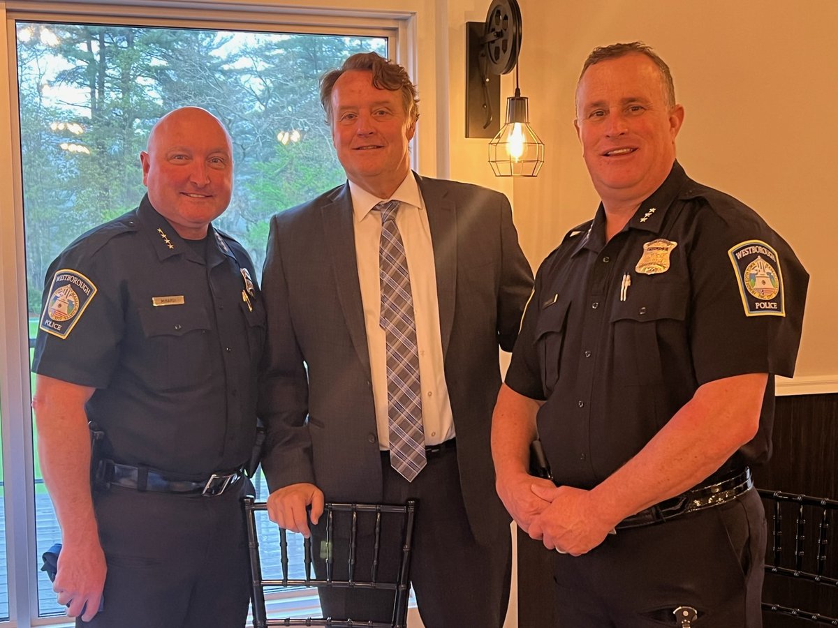 Yesterday, I joined @cmcopa for their 2024 legislative breakfast. I had the opportunity to discuss local public safety with Westborough Chief Minardi, Auburn Chief Lemon, and Grafton Chief Crepeau, and how we can make policing work for all members of our communities.