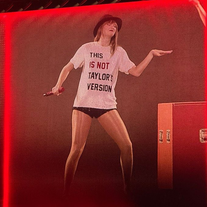Taylor Swift debuts new '22' T-shirt on the Eras Tour: 'THIS IS NOT TAYLORS VERSION'
