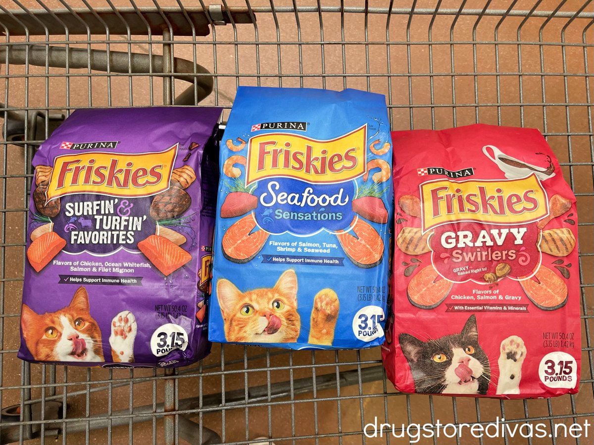 If you need cat food, head to Walmart. Friskies 3 lb. bags are $5.24. Shopmium and Ibotta (join for free here: ibotta.com/r/S3QjgA) are both giving back $1.50. So, you can get a whole bag for just $2.24.