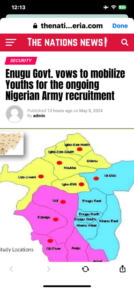Dear Governor Peter Mba, Incase you have forgotten , It’s not only the Nigerian military you have to mobilize the Enugu youths for them to join , also try and mobilize Enugu youths to join the Nigerian Central bank jobs , mobilize them to join NNPC, mobilize them to join…
