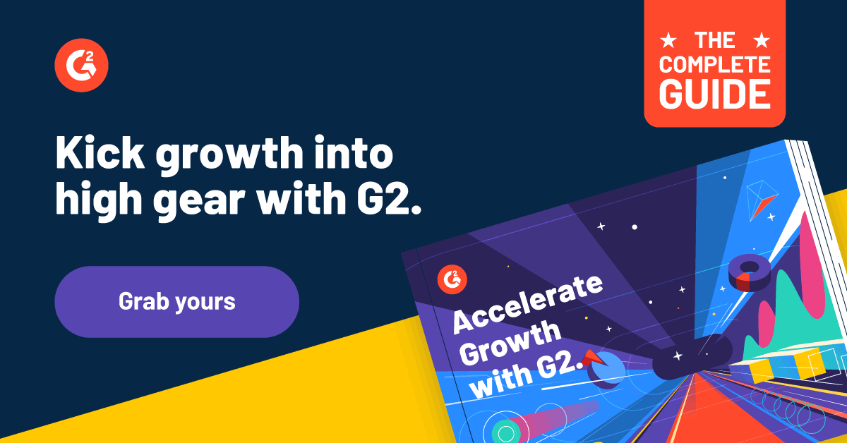 Wondering how you'll hit your goals this year? 🤔 We got you. Our latest guide 📒 shows you how to grow with G2 - featuring everything from building brand awareness to targeting high-quality prospects 🎯. Download your copy here ➡️ bit.ly/3JViq1l