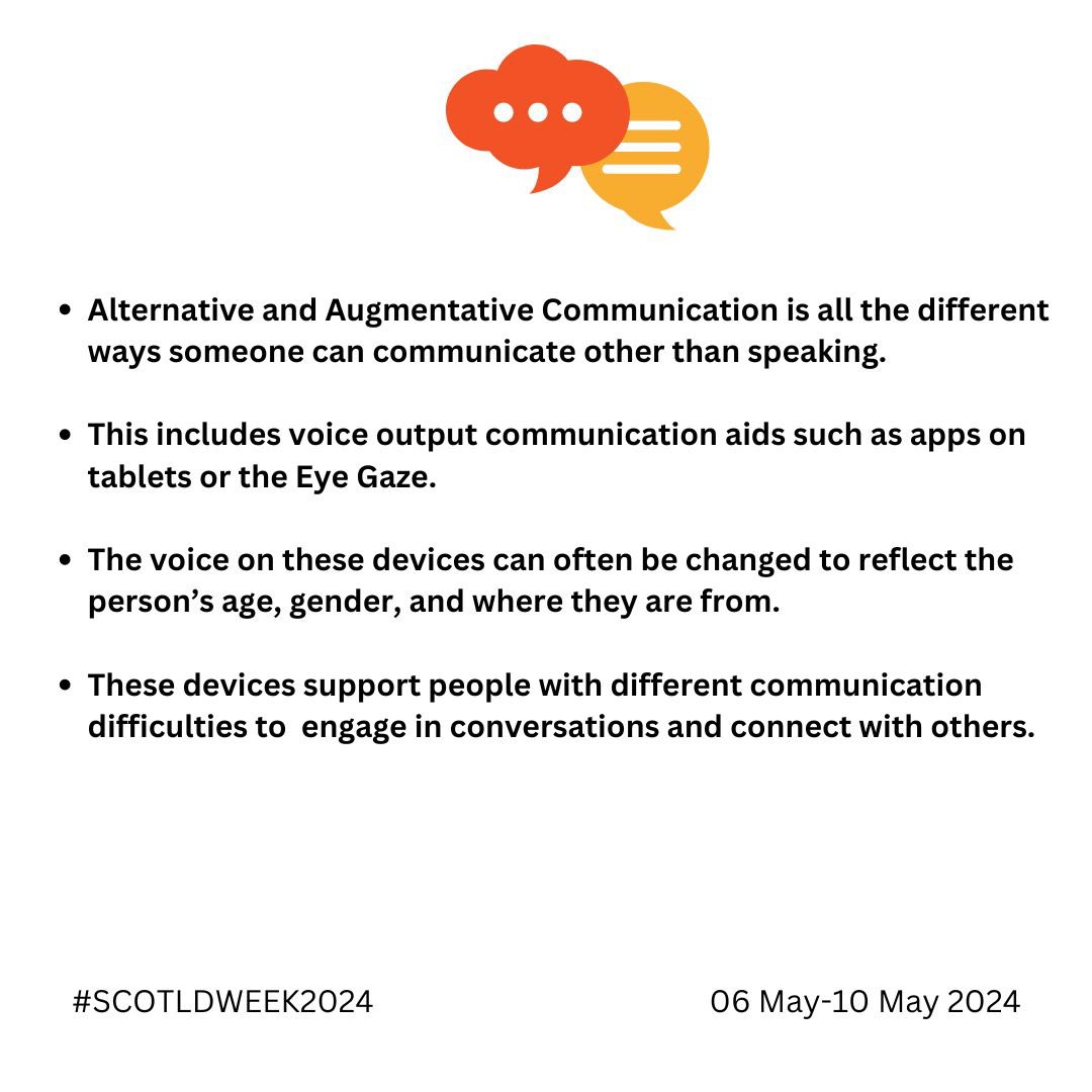 #Assistivetechnology can be valuable for people with LD and/ or communication difficulties.

It promotes #inclusive interactions in a person centred way.

#ScotLDWeek24