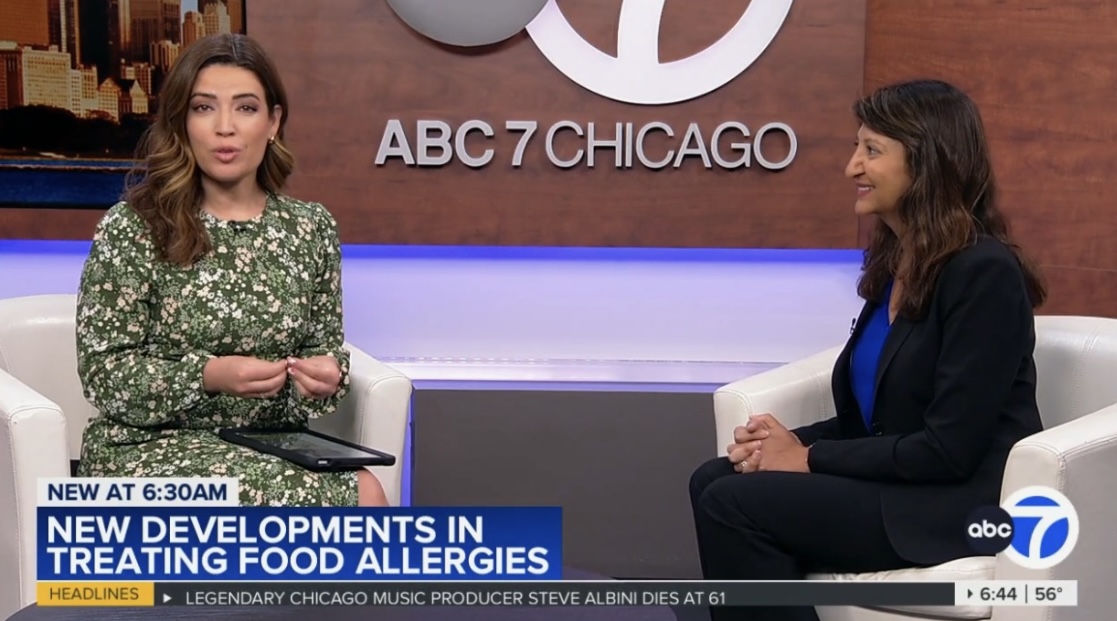 Dr. Ruchi Gupta made an appearance on ABC 7 Chicago and Tanja Babich ABC7 morning show today, delving into the world of food allergy treatments. Tune in at the link below for essential insights to safeguard against this prevalent health concern! abc7.ws/3QFcKMK