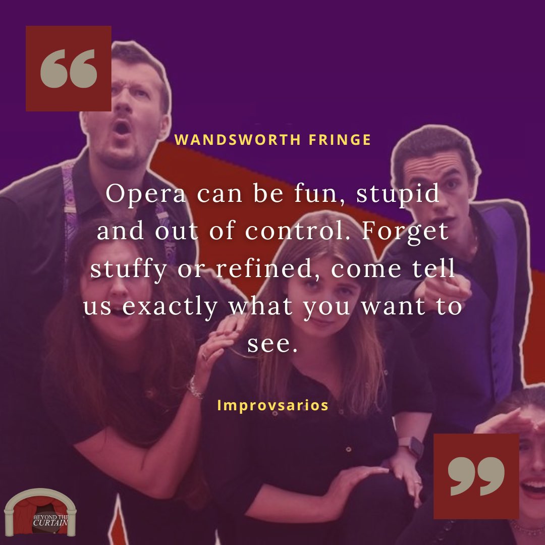 “We create fully improvised operas from scratch based on audience suggestions” Chatting with @improvesarios as part of our @WAFfringe interview series. beyondthecurtain.co.uk/2024/05/improv…