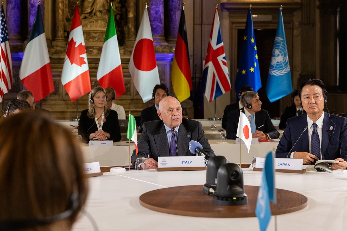 Pictures and videos of today’s sessions of the #G7 Ministers’ meeting on Justice are available on the #G7Italy website 👇 g7italy.it/en/foto-video/…